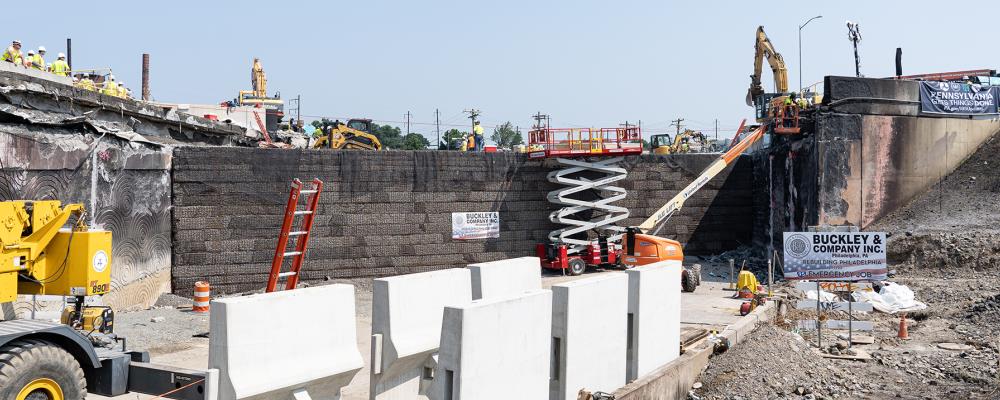 AAP's DOT Gravix® Barrier Wall Selected for PA I-95 Bridge Closure/Repair Project